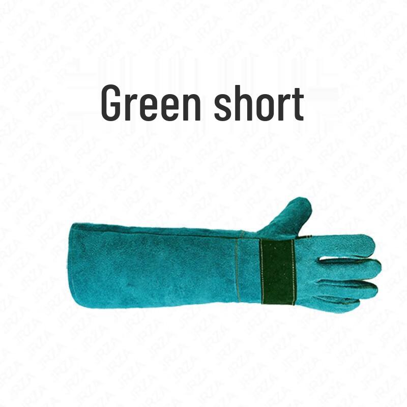 Thickened Cowhide Pet Handling & Training Gloves One Size