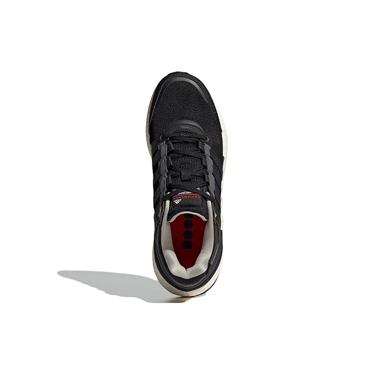 Adidas Equipment Comfortable Eco-Friendly Fabric Mesh Cushioning Non-Slip Low-Top Casual Running Shoes Unisex Sneakers Black HQ3651