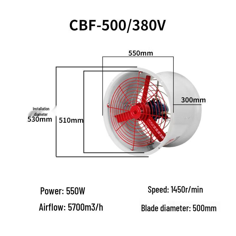 Rongyu Industrial Explosion-Proof Axial Flow Fan