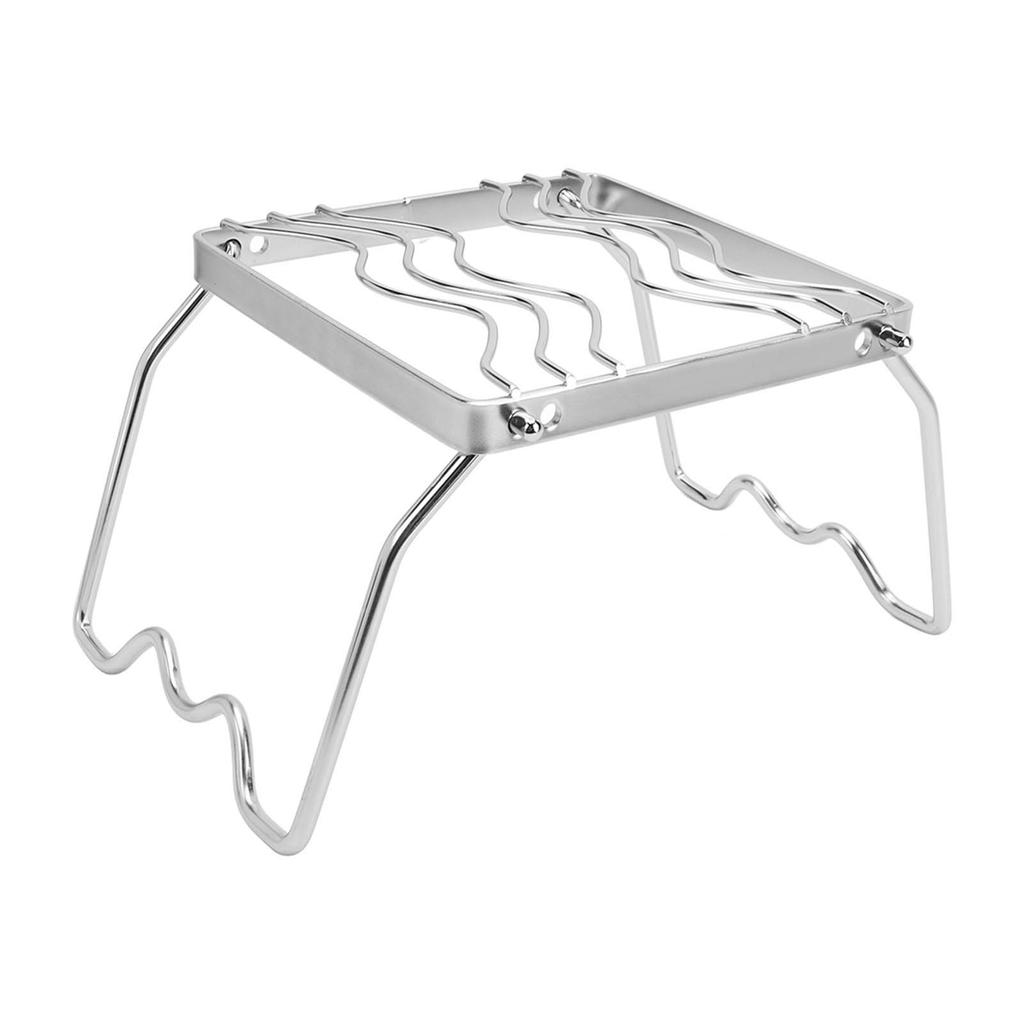 Folding Campfire Grill Multipurpose Outdoor Stainless Steel Campfire Grill for Barbecues Picnics Camping