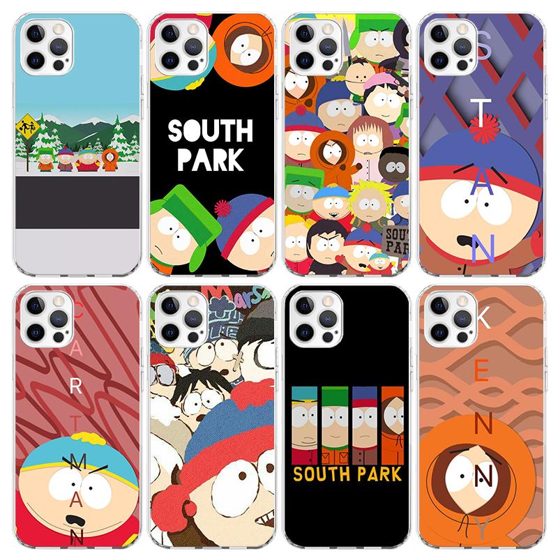 Cartoon S-South P-Parkes Handyhülle Für iPhone 17 Air 11 13 Mini 14 15 Plus 16 12 Pro Max 16E SE 7 8 Muster Weiche TPU-Rückseite