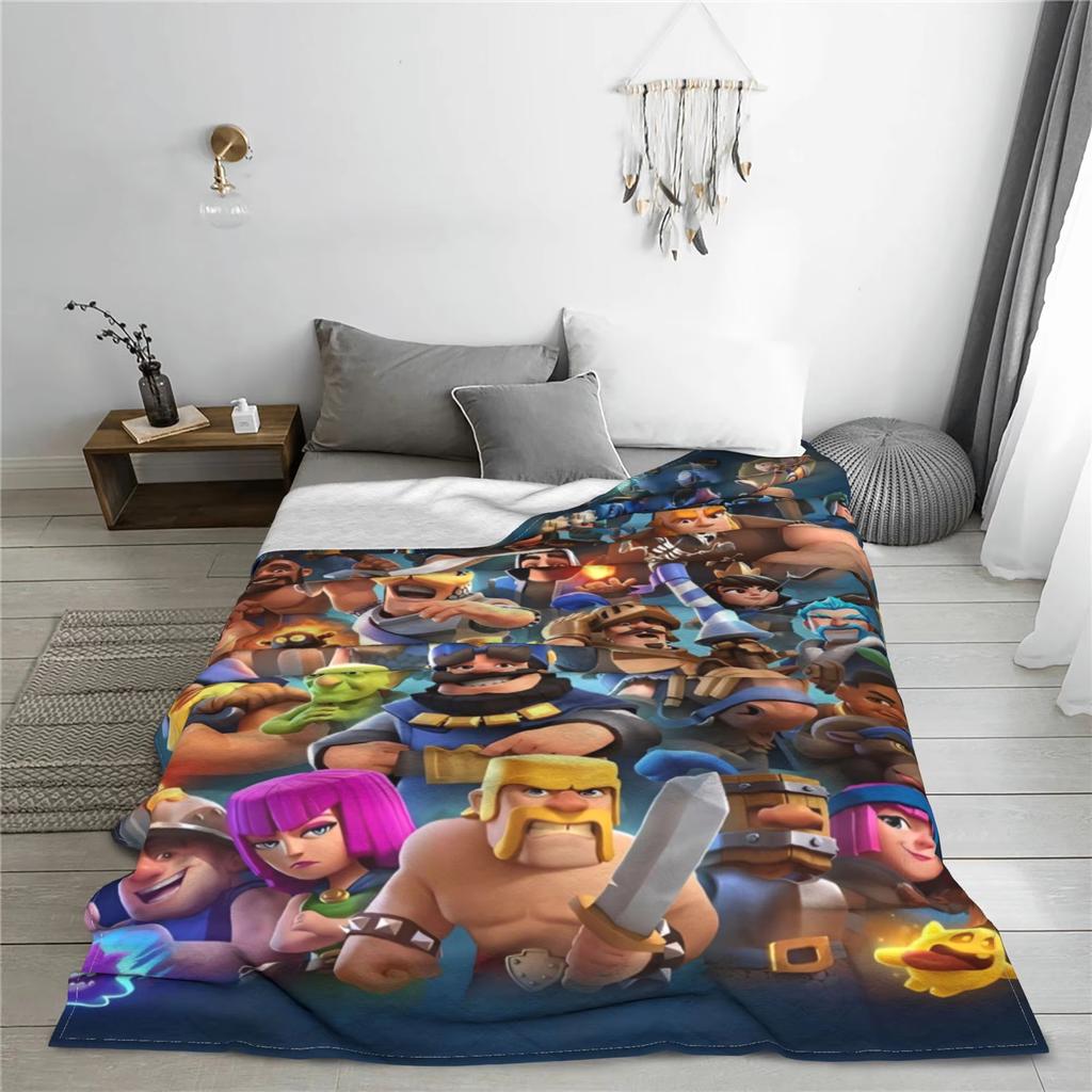 Gamer Spaß Winter Schlafzimmer Decke Clash Royale Thema Qualität Warm Für Jungen Mädchen Tagesdecke
