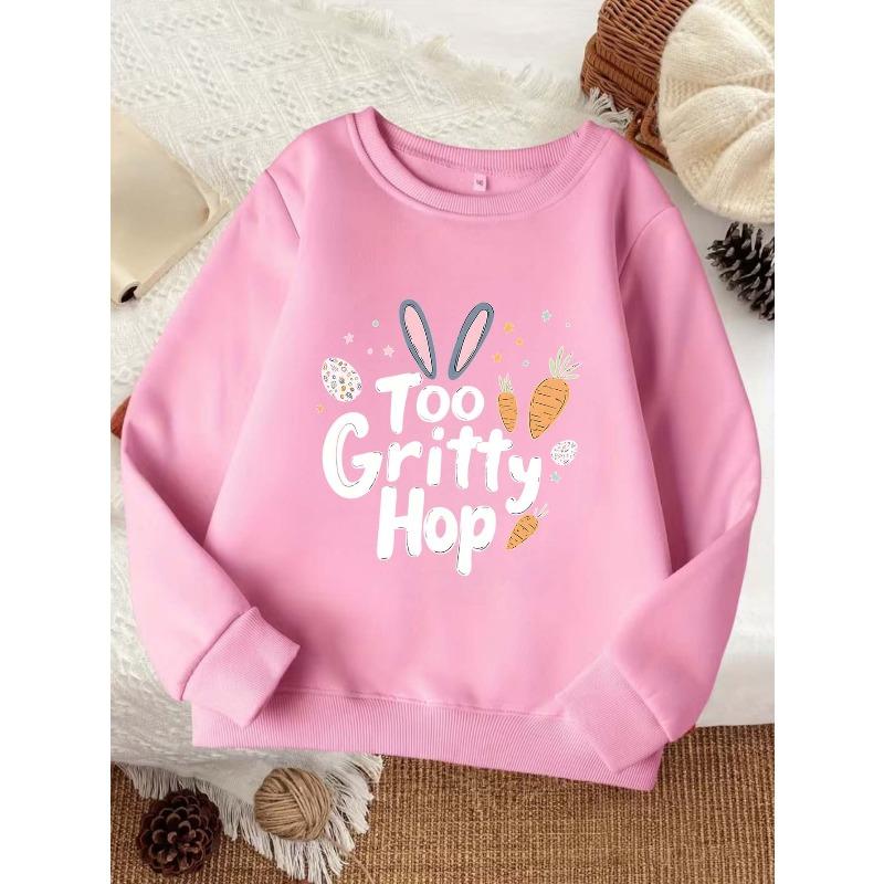 European sizes Fashionable Kids' Crew Neck Sweatshirt | Comfortable, Casual Style with Random Print, Perfect for Fall/Winter Outdoor and Home Wear