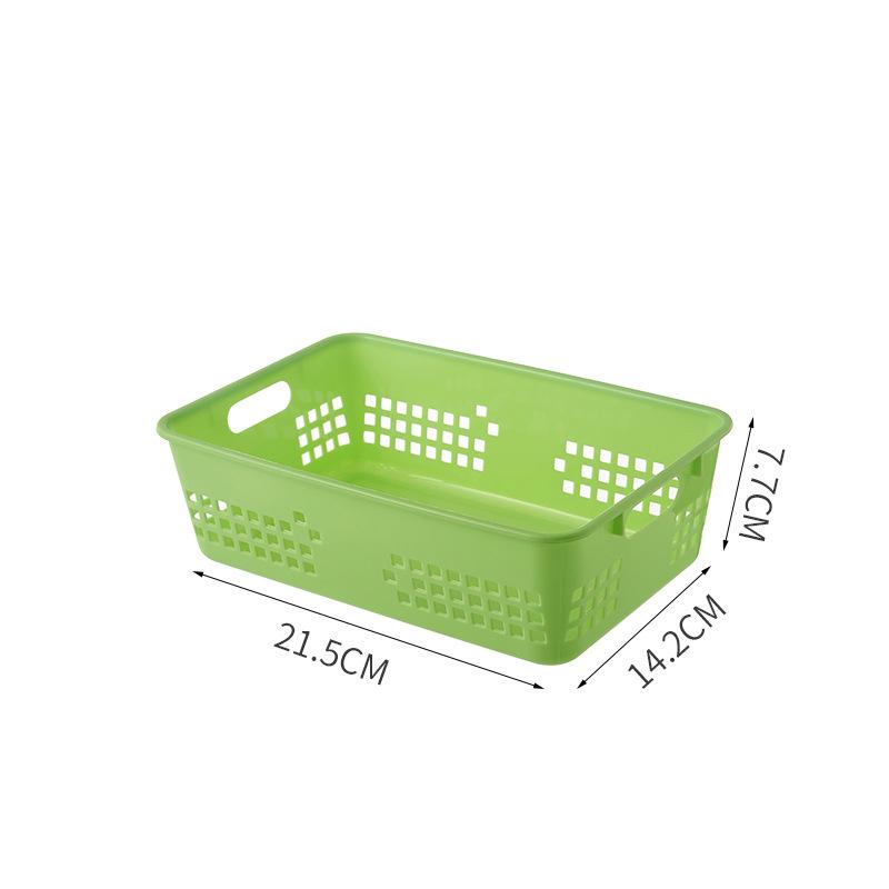 

Прямоугольная пластиковая корзина для хранения, контейнер для настольной косметики, игрушечный органайзер для макияжа, домашняя кухня, ванная комната, ящик для хранения всякой всячины