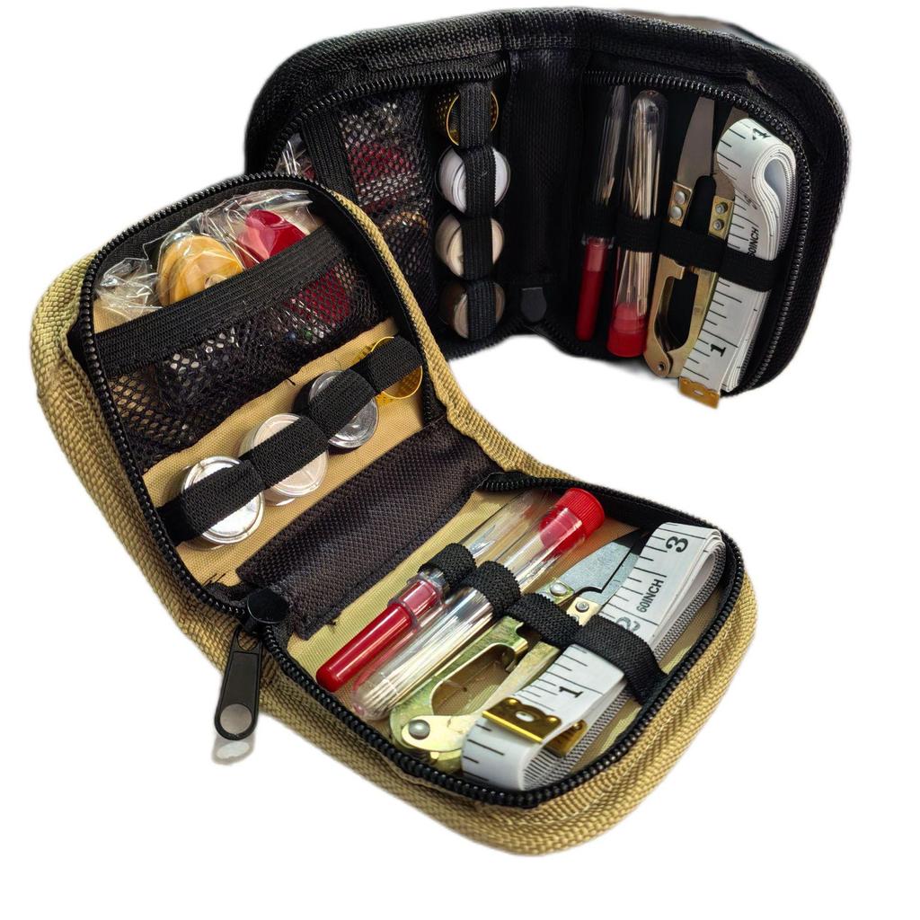 Portable Cross Stitch Needle Threader & Sewing Repair Kit: Practical Handmade Household Tool Set