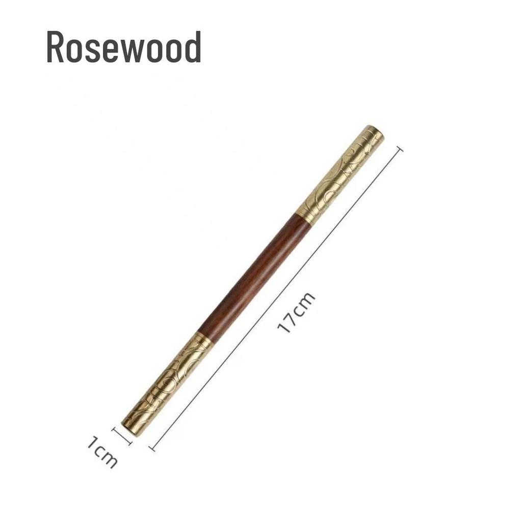 Small Ebony Rosewood Tea Knife & Needle for Pu'er Tea Ceremony with Laser Logo