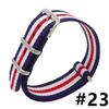 18MM 20MM 22MM Nylon Watch Band Sport Casual Straps Replacement With Stainless Steel Buckle For Men Women's Watch Accessories