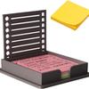 Space-Saving Sticky Note Dispenser Plastic Storage Box New Notepad Template  To-Do List Note Holder
