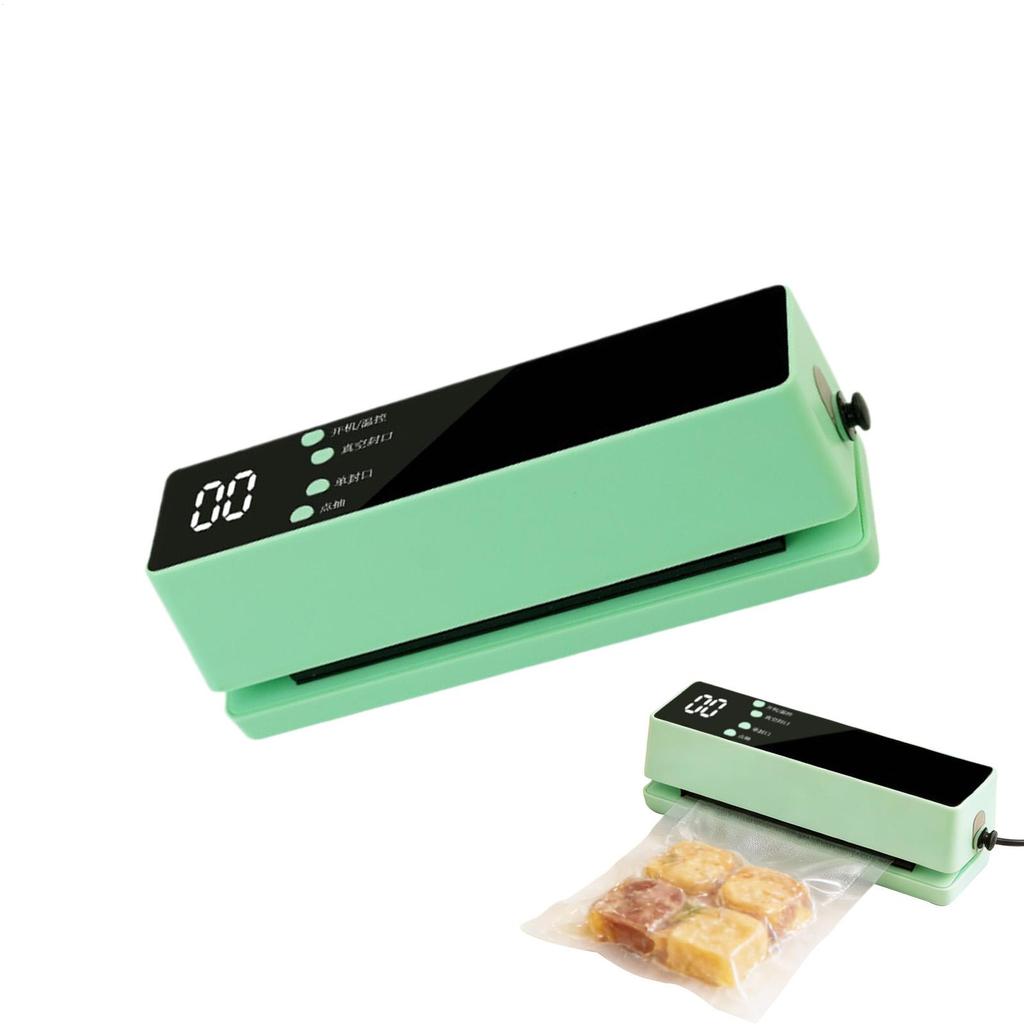 Mini Wireless Vacuum Sealing Machine Fully Automatic Household Small Portable Food Packaging Plastic Sealing Machine