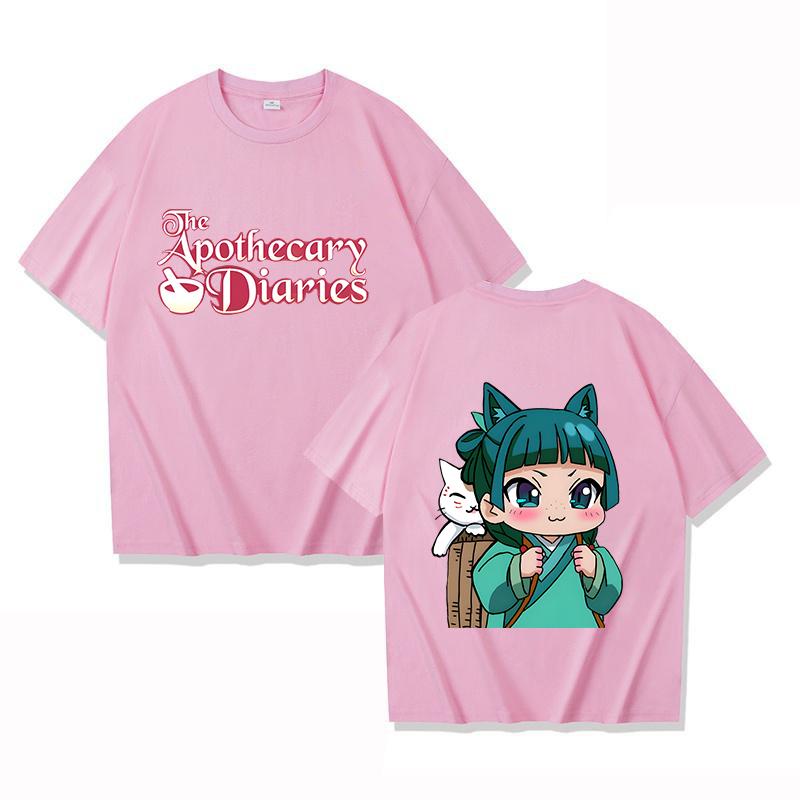 New Anime The Apothecary Diaries Printing T Shirts Women Fashion Short Sleeve T Shirt Unisex Cool Summer Casual Loose T-shirt