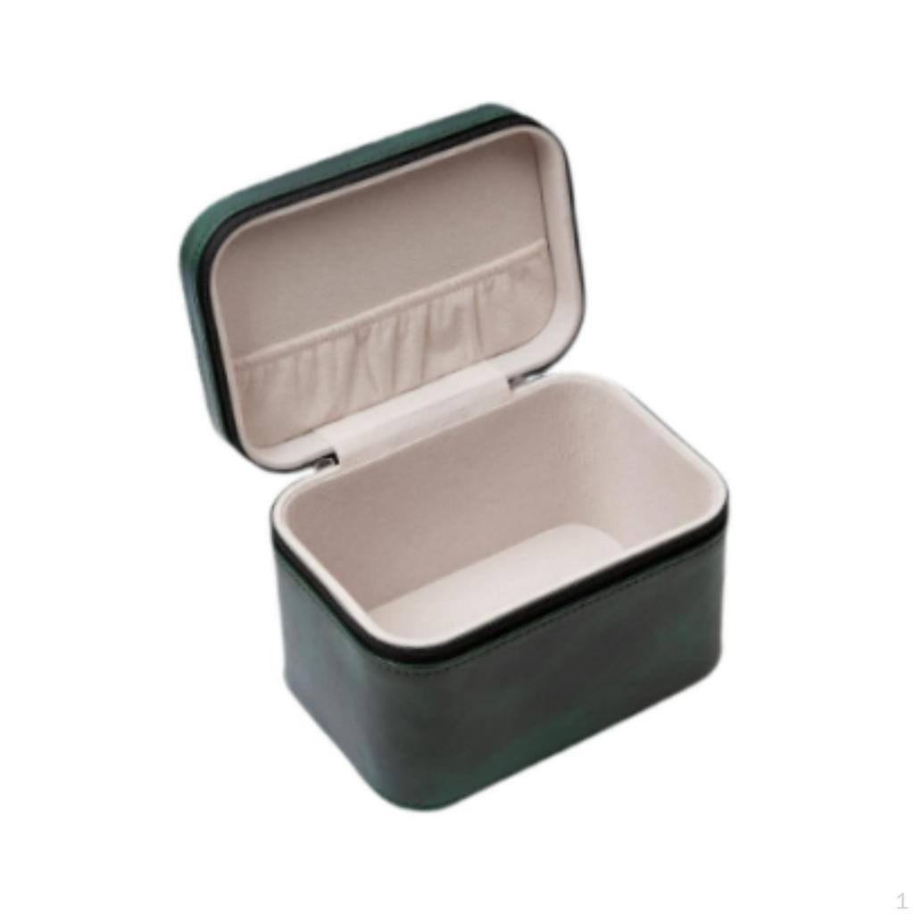 Jewelry Storage Box Bracelets Display Holder for Women Portable Organizer Zipper Closure