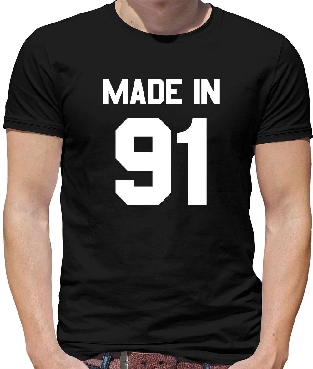 Made In Birthday 91 Mens T-Shirt - 1991 - 29 - 29th - birthday - Birth Year -Age L