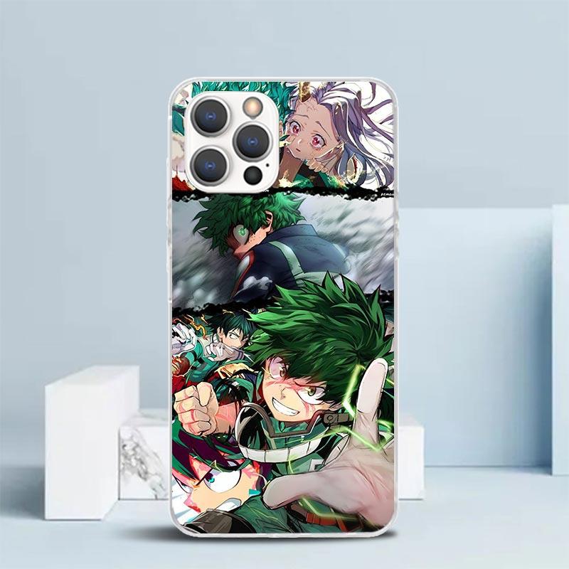 Mein Held Izuku Deku Handyhülle Für IPhone 16 17 Air 16E 15 14 Plus 13 Mini 12 11 Pro Max 7 8 + SE 2020 Weiche TPU Rückseite 16 17