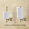 WOLIBEER Crystal Gold Toilet Paper Holder Hand Towel Ring Crystal Bathroom Accessories Set Modern Paper Towel Holder Include 2 Pieces Bathroom
