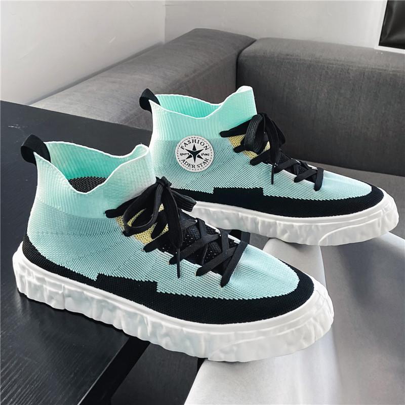 Scarpe da Ginnastica Tessute Primavera 2025 Uomo Mid-top Tela Sneakers Uomo Casual Scarpe Bianche