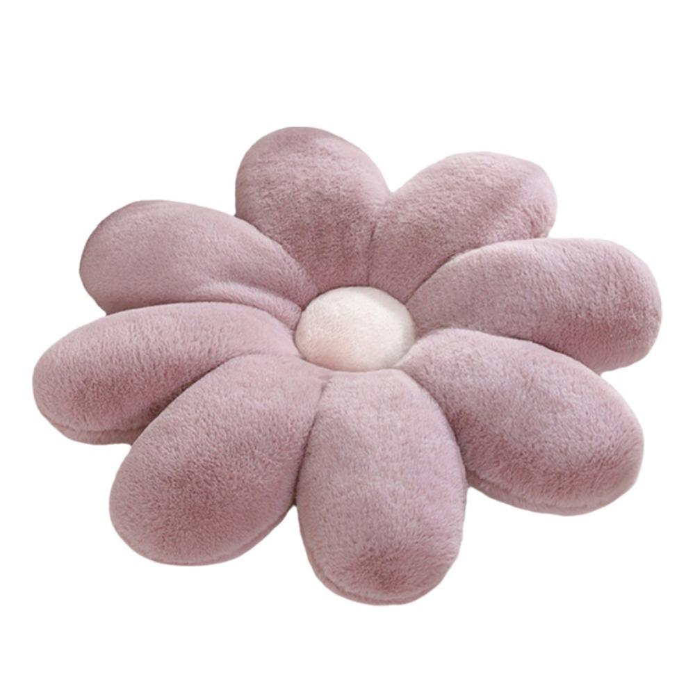 Soft Petals Car Seat Cushion Fluffy Tatami Mat Multifunctional Flower Plush Pillow  Living Room