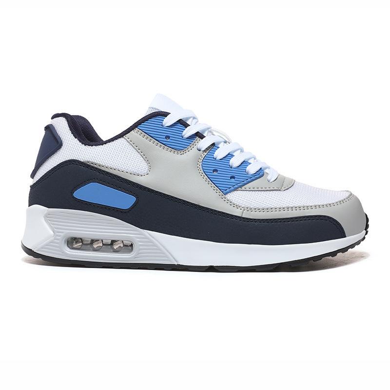 

Air cushion shoes couple trend casual shoes men s and women s lightweight sports shoes fashion 46 синій