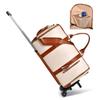 Multifunctional Travel Handbag: Large Folding Overnight & Trolley Suit Bag for Women