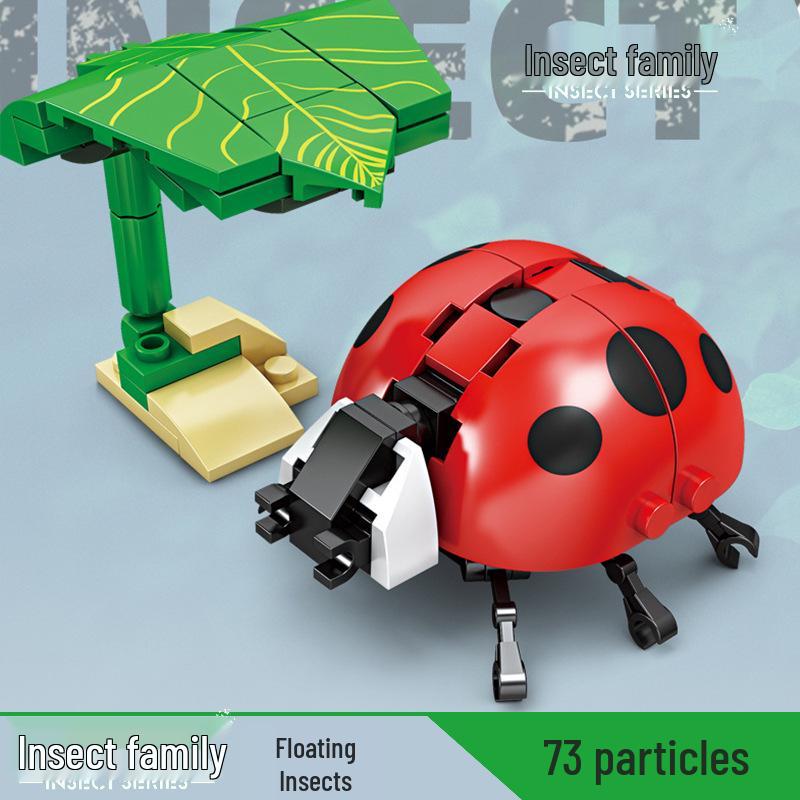 Kai Zhi Insect Building Blocks - Mantis & Dragonfly Model Toy for Boys