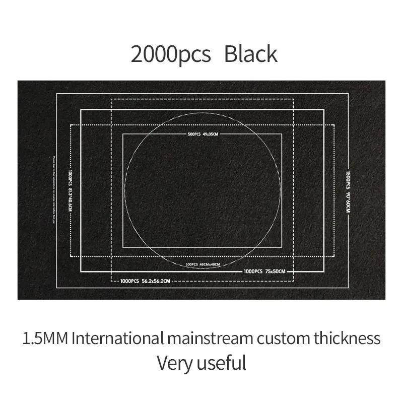1500-3000Pcs Felt Puzzle Mat Set 10Color Available Puzzle Playing Blanket With Portable Travel Storage Bag Puzzle Accessories