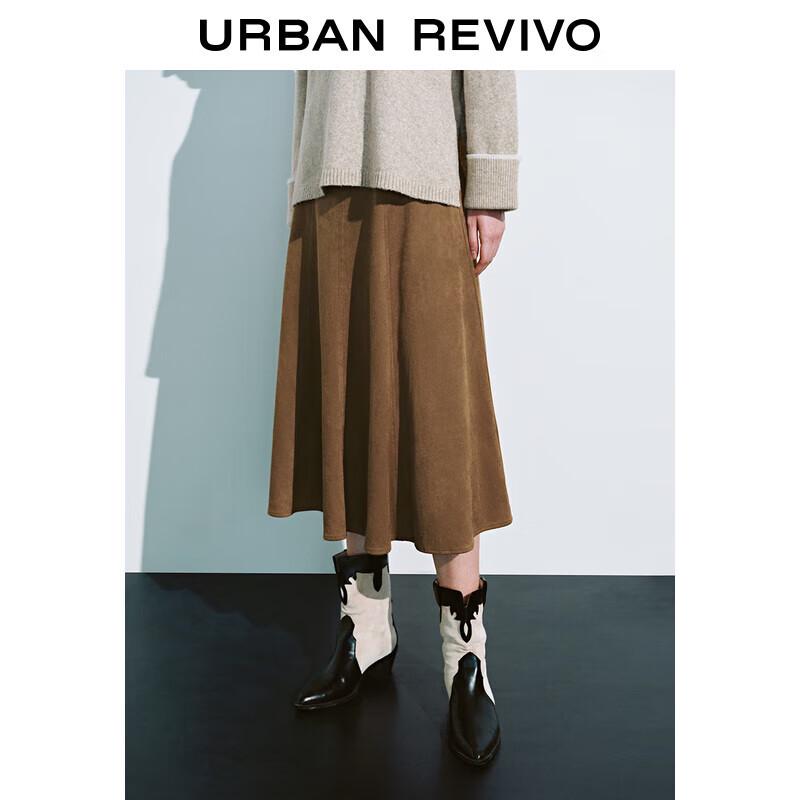 UR Women s Retro Merlot A-Line Midi Skirt XXS