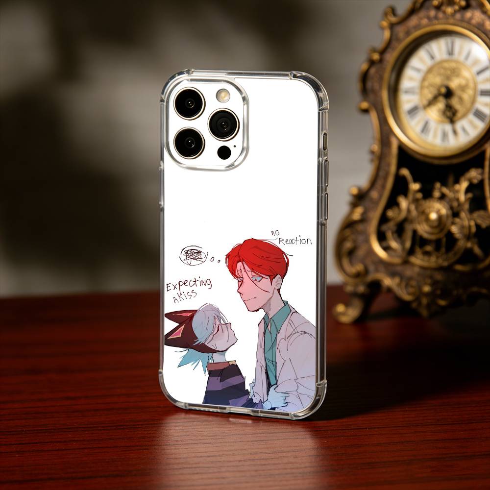 Y2K P-Psycho C-Cuties Phone Case For iPhone17,16,15,14,13Pro Max,us,Soft Silicone Transparent Cover