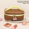 Ins Style Cosmetic Bag Large Capacity Travel Cosmetic Bag Portable Wash Bag Girl Series Contrast Color Storage Bag
