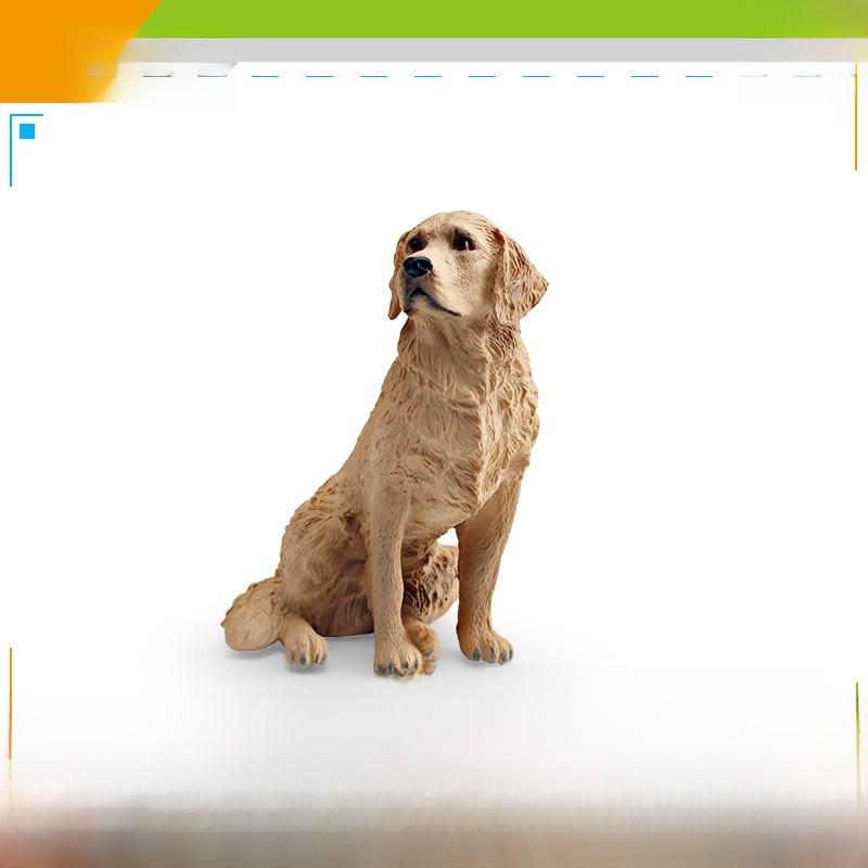 Simulated Shiba Inu Golden Retriever And Border Collie Pet Dog Model Ornament