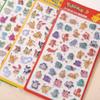 Pokemon Pikachu Stickers 3D Transparent Jelly Crystal Cartoon Anime Cute Decals For Diy Notebook Phone Diy Sticker Toy