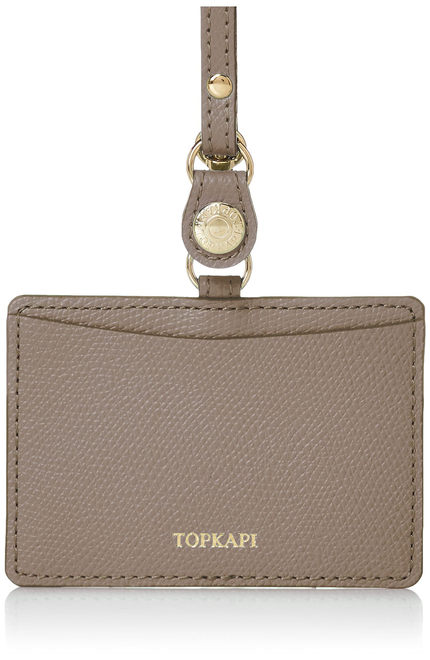 ID-визитница TOPKAPI COLORATO с тиснением в виде квадратного зерна Женская 511140028700 Серая Один размер 9200₽