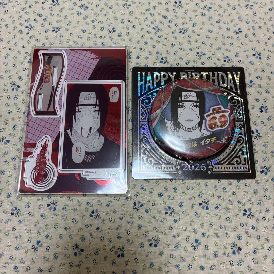 Used NARUTO Utaha Itachi Birthday Can Badge Famous Scene Diorama Figure 2026