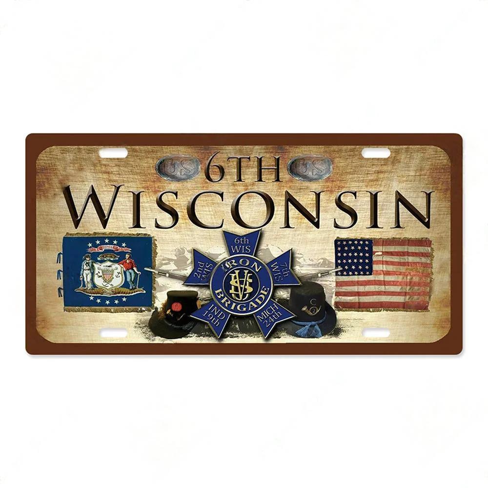 The War Licenses Posters Plate Plaque Metal Vintage Tin Signs Room Wall Decor Art Decoration Poster for Bar Home