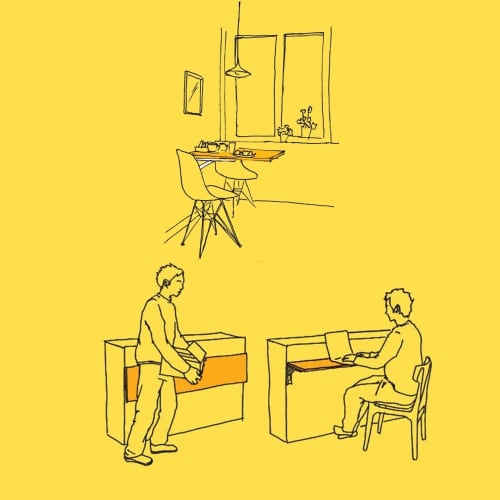 Tanner Large Folding Shelf Brackets, Jumbo 45, Set of 2