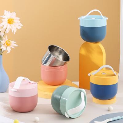 Suppentasse, Lebensmittelqualität, rostfreier Kunststoff, Mahlzeitzubereitung, Mittagessenbehälter, Schüssel, Suppenbox für zu Hause