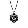 King of Pentacles 35 Solomon Enoch Protection Seal Four-Word God Name Kabbalah Star Pendant Necklace