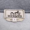 HERMES [Domestic Regular / Made in 2022] Horse Leather Patch Pullover Sweatshirt / tops L grayUsed