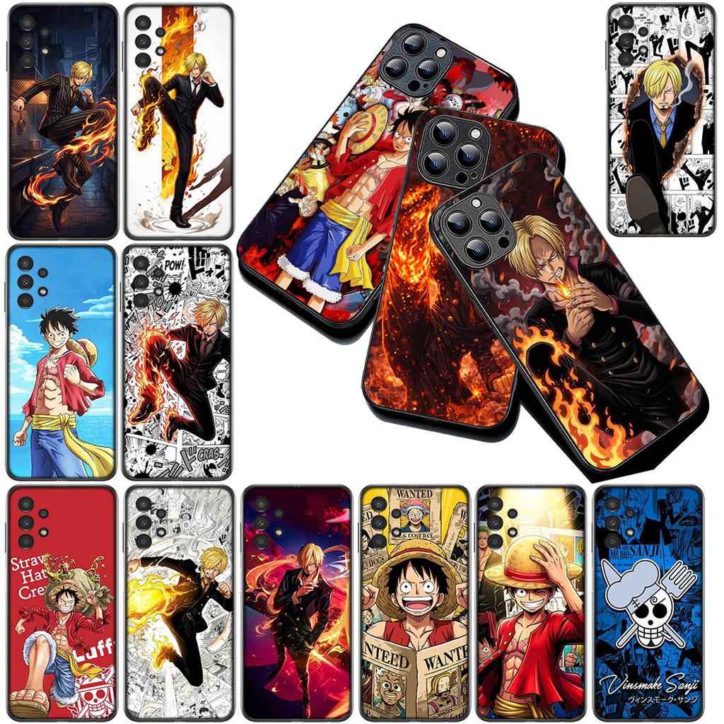 Hülle für Apple iPhone 17 Pro XS Max Air 6 7 8 Plus 5 + SE 2022 SE2 16E 8+ Hülle Handyhülle Hintergrundbild Sanji One Piece Luffy