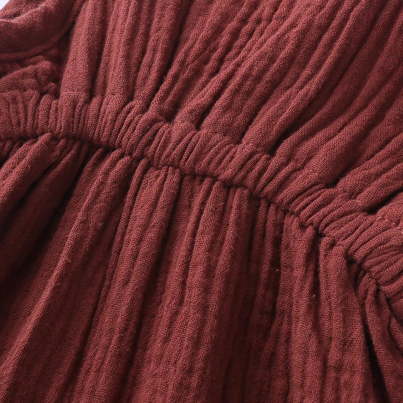 Summer Baby Girl Jumpsuits Solid Cotton Linen Newborn Clothes Infant Sleeveless Bodysuit Soft Toddler Kid Overalls Romper