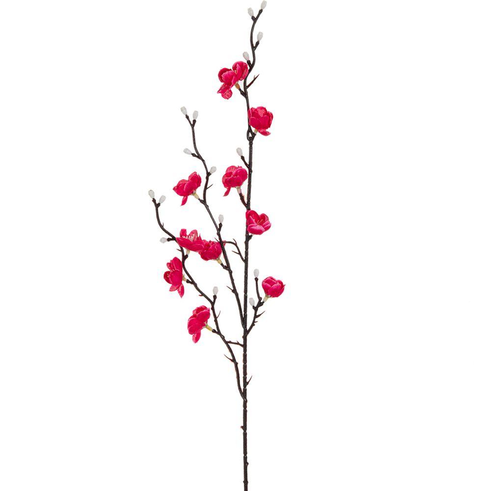 

1/5PCS Silk Artificial Flowers Plum Blossom Peach Branch Home Room Vase Outdoor Garden Wedding Party Wreath Yard Decor DIY Gifts 1pc рожевий червоний колір