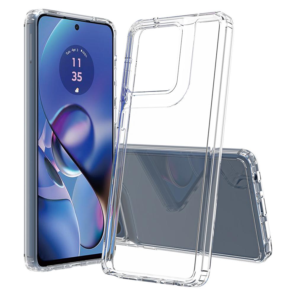 For Motorola Moto G Stylus 5G (2025)/Edge 60 Stylus 5G Clear Case TPU+Acrylic Shockproof Phone Back Cover