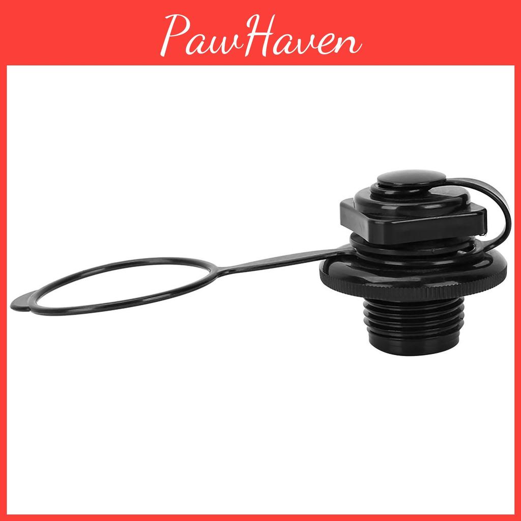 Black Plastic Inflatable Fishing 239mm Boat Replacement Air Valve