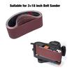 15Pcs Sanding Belt 75x457mm Sander Belts Set 3 Each of 80 120 150 240 400 Grits for Belt Sander Grinding Sharpening Derusting