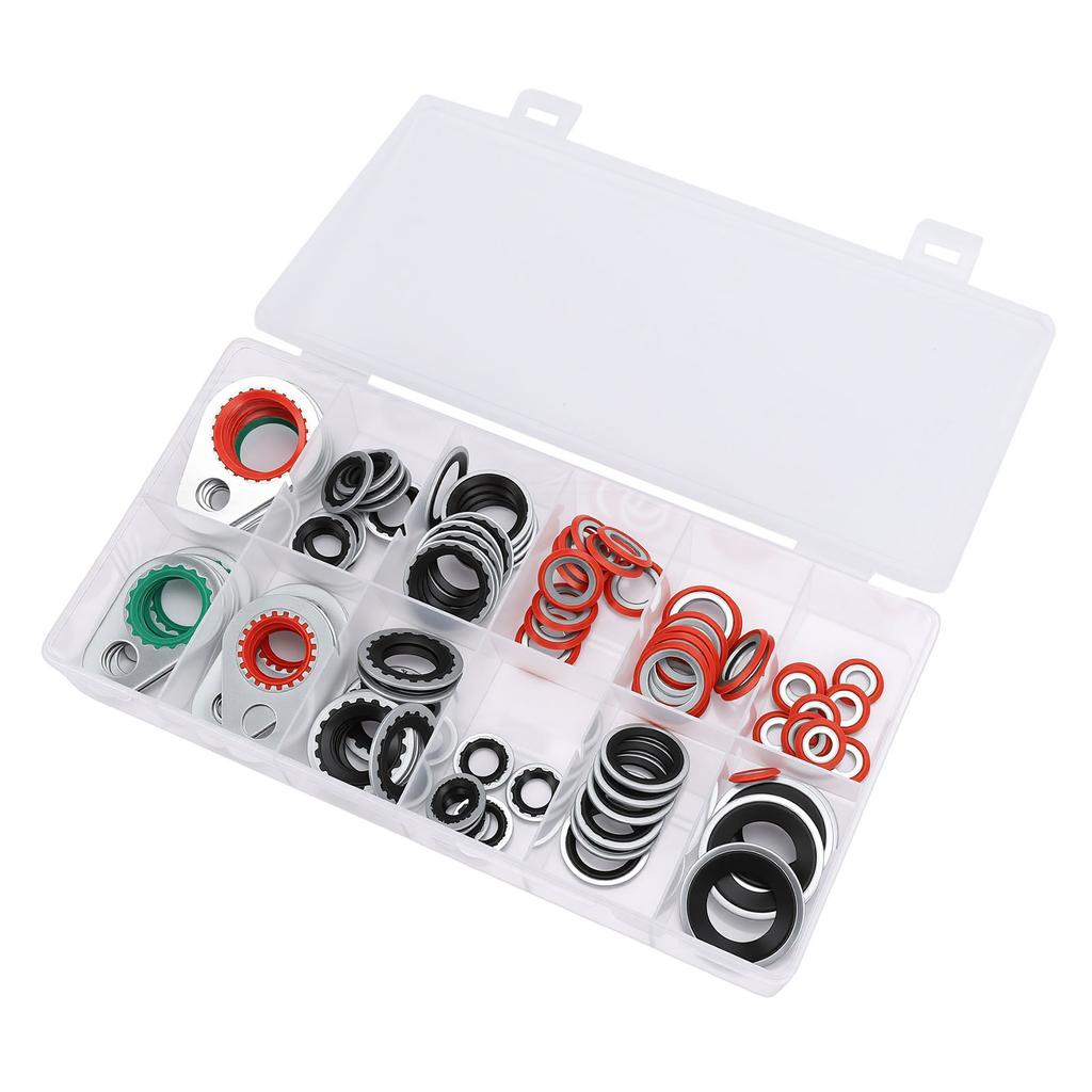   Conditioning   Port   Washer Kit  Lacement for R12 R134A 12 Sizes AC   Port   Washer Kit