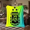 Argentina national football team Print Flannel Blanket Soft Warm Sofa Bed Throw Blanket For Home Office Bedroom