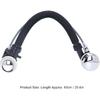 Asixxsix Overflow Bath Drain, 25.6inch Flexible Bathtub Overflow Drainer Concealed SPA Bathtub Overflow Drain Pipe for Kitchen Bathroom Bath Waste