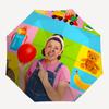 Ms. Rachel Theme Automatic Umbrella, Lightweight & Portable, 8 Rib, Perfect for Outdoor Travel, Birthdays, Christmas, Gifts.