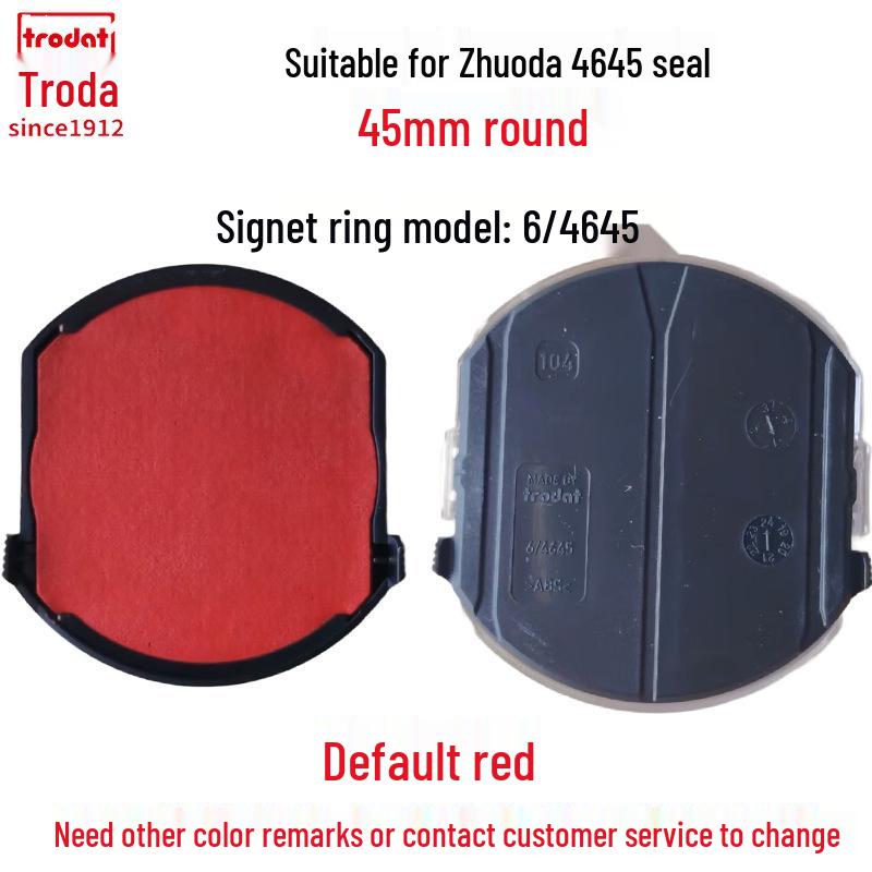 Zhuoda Ronde Zelfinktende Stempel Inktpatroon Vervanging 6/4642 46040