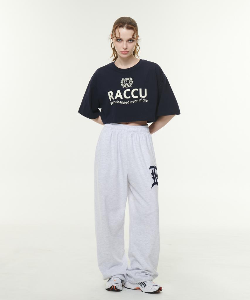 TAKEASY Women'S R Logo Wide Pants (White Melange)