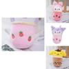 Cute Plush Keychain Toy With Milk Tea Cup Design Perfect Backpack Accessory Ideal Gift For Girls
