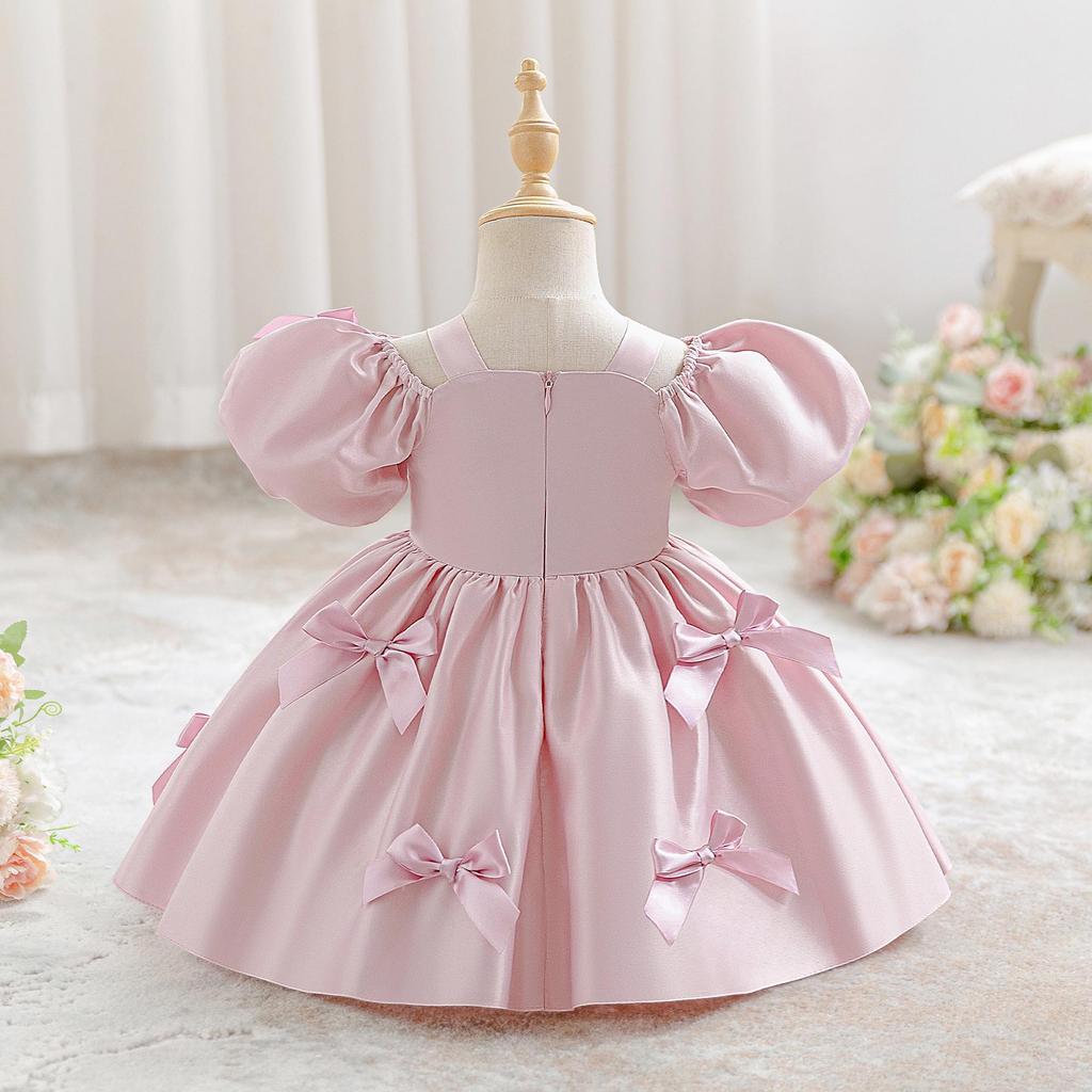 European-American Style Girls' Princess Party Dress: Formal Gown for Banquet, Fashion Show, Performance, and Evening Events.